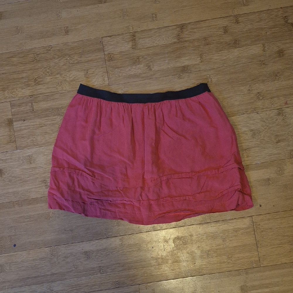 Mimi Chica Vibrant Red Mini Skirt